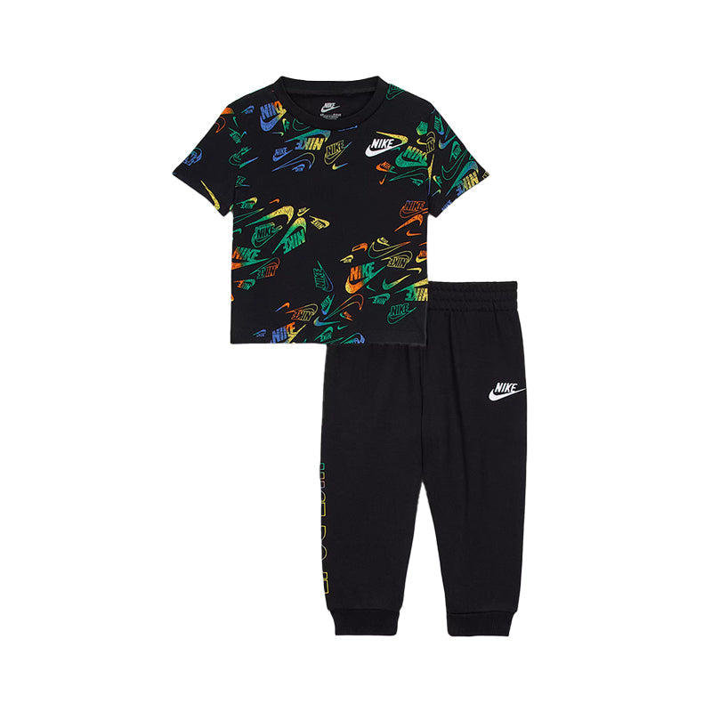 Nike B NSW Reveal AOP Pant Set - Black