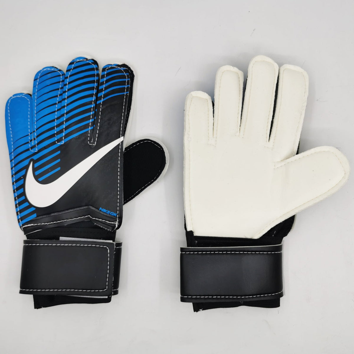 N13 Nike Finger Guard Gloves Black Blue