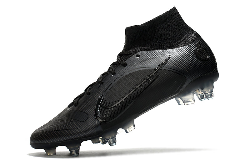 Mercurial Superfly 14 Elite FG Black Metal Studs