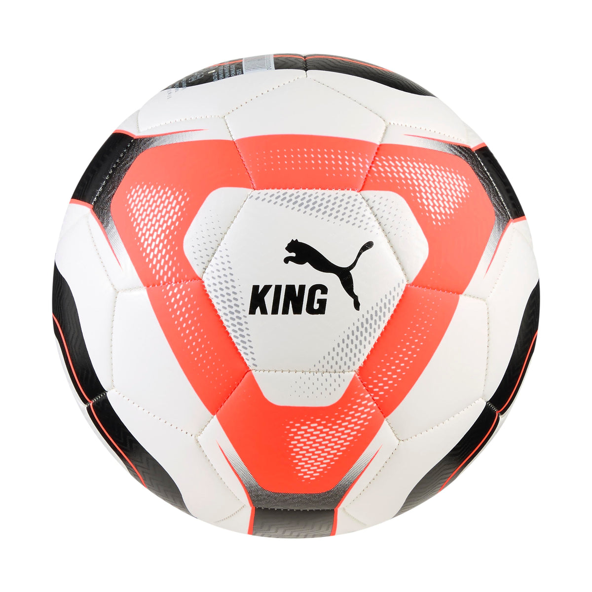 Puma KING Ball White - Glowing Red