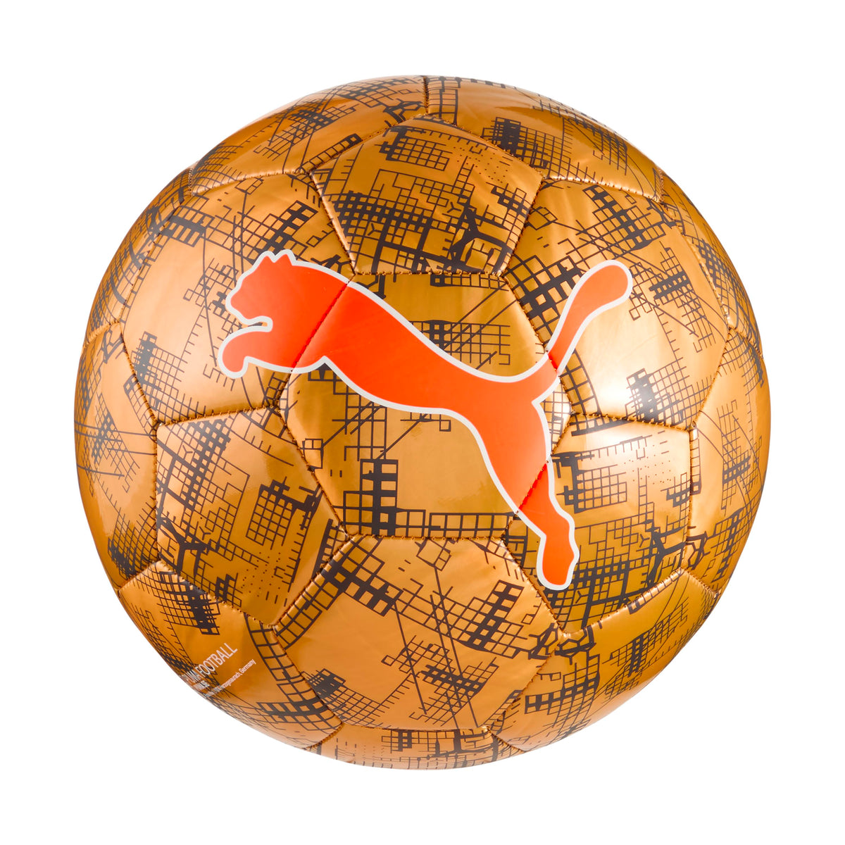 Puma Cup Graphic Ball Glowing Red