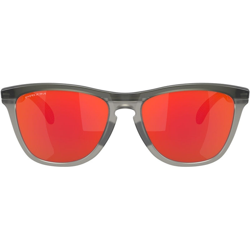 Oakley Frogskins Sunglasses Matte Grey Smoke Prizm Ruby