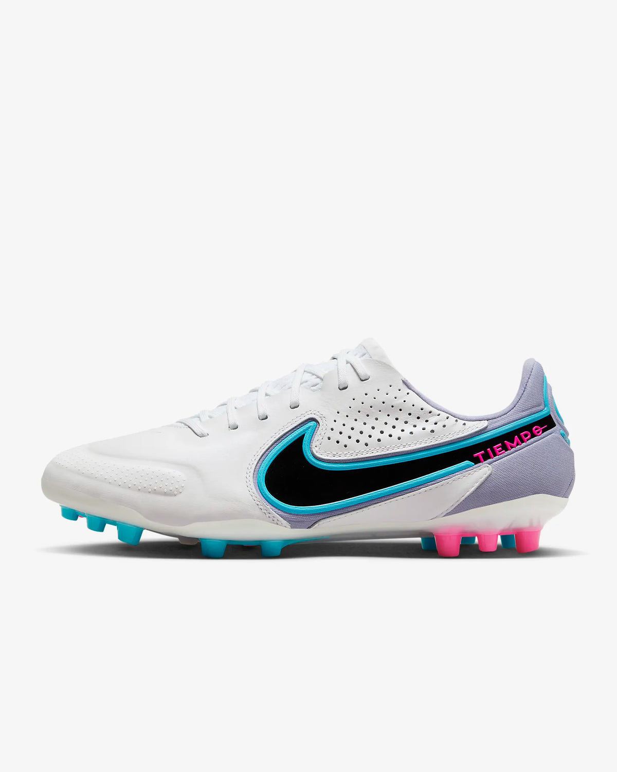 Tiempo Legend 9 Elite FG White/Baltic Blue/Pink Blast/Black