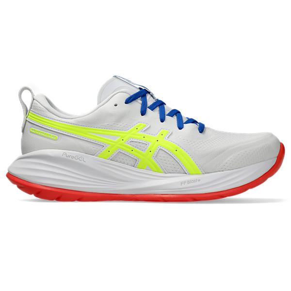 Asics Gel Cumulus 27 ATC White/Safety Yellow Men