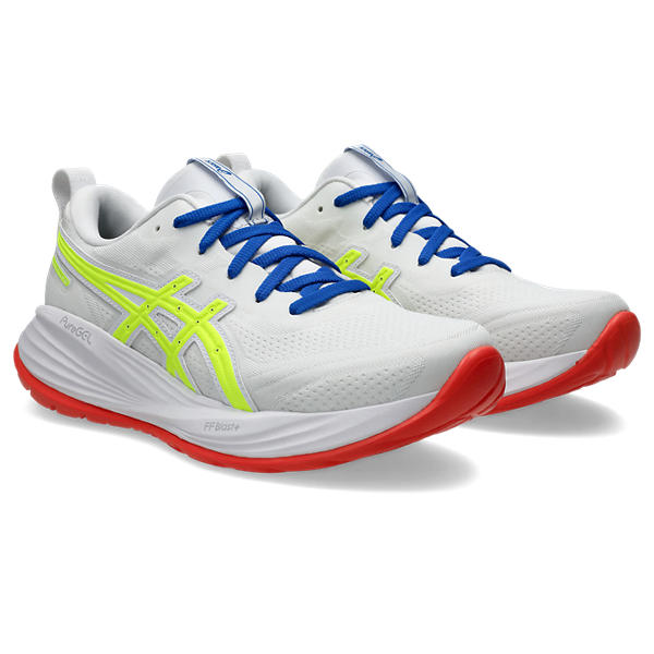 Asics Gel Cumulus 27 ATC White/Safety Yellow Women