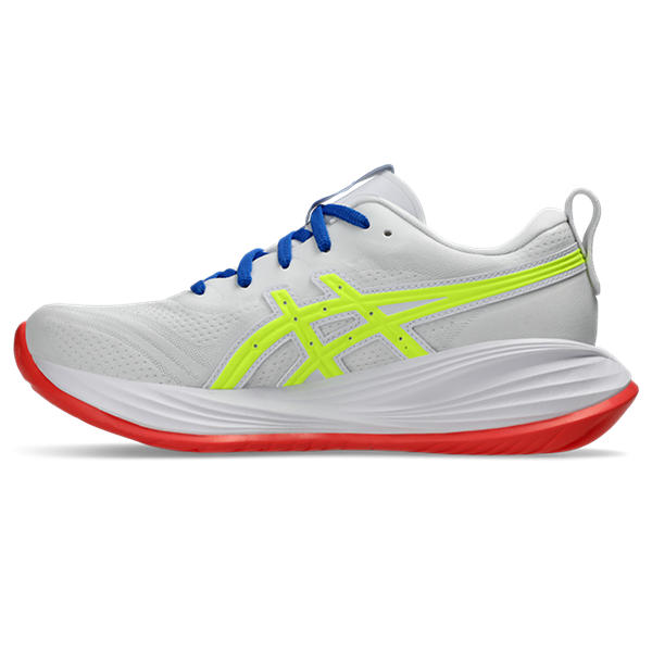 Asics Gel Cumulus 27 ATC White/Safety Yellow Women