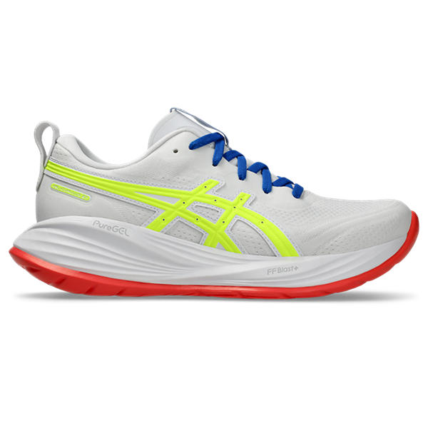 Asics Gel Cumulus 27 ATC White/Safety Yellow Women