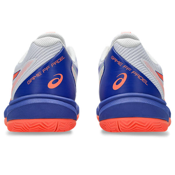 Asics Game FF Padel White/Vivid Coral