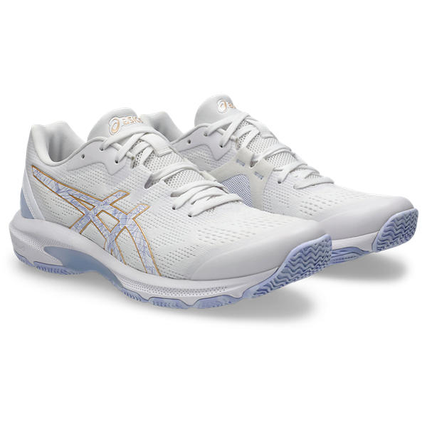 Asics Gel Netburner Shield FF White/Blue Fade