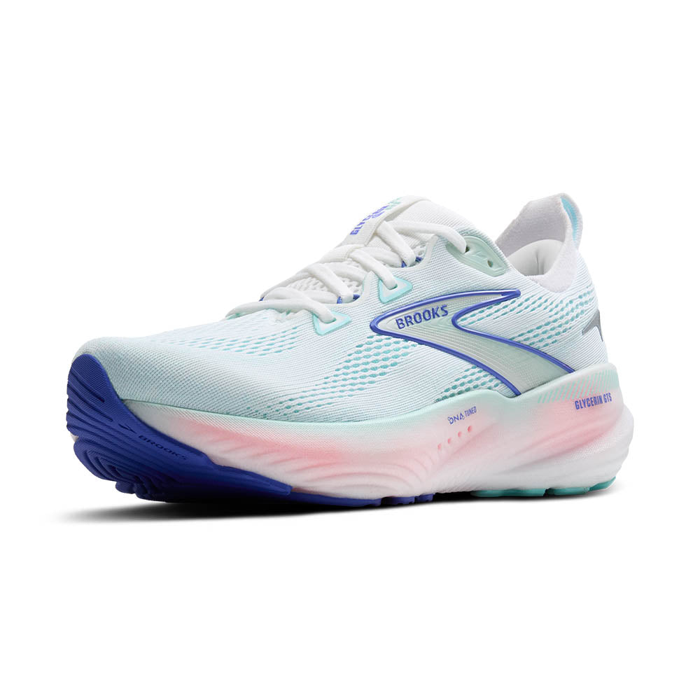 Brooks Glycerin GTS 22 White/Limpet Shell/Amparo Blue