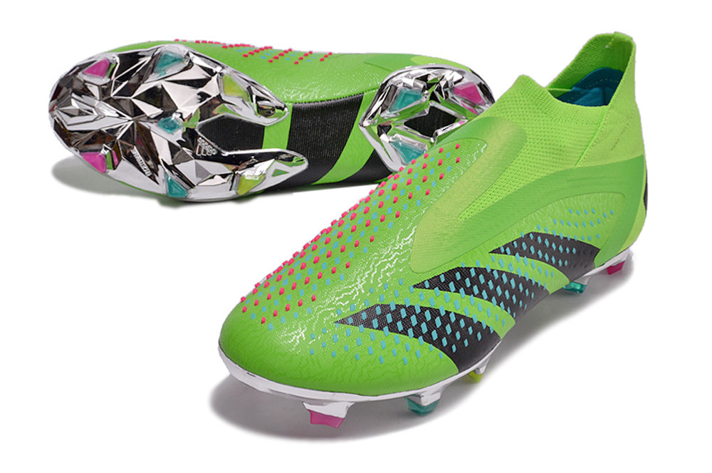 PREDATOR ACCURACY+ FIRM GROUND Lime Green/Black/Pink/Blue