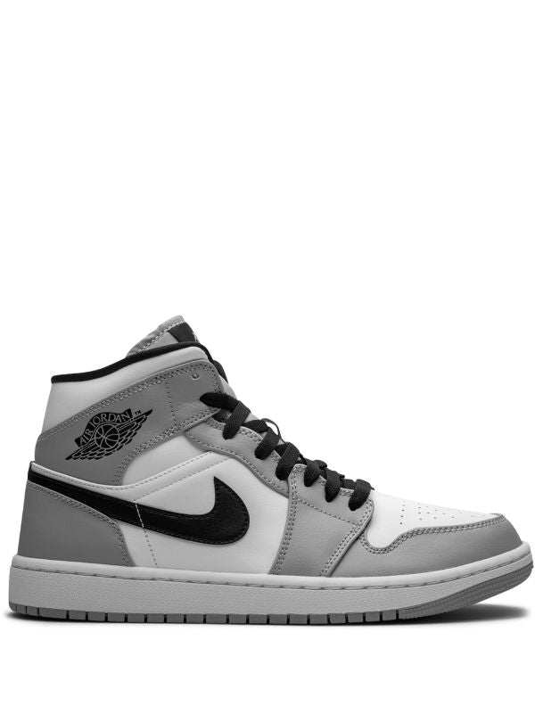 NIKE AIR JORDAN 1 MID LIGHT SMOKE GREY