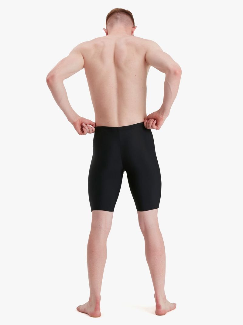 Speedo Men&#39;s Medley Logo Jammer: Durable Chlorine-Resistant Training Swim Trunks