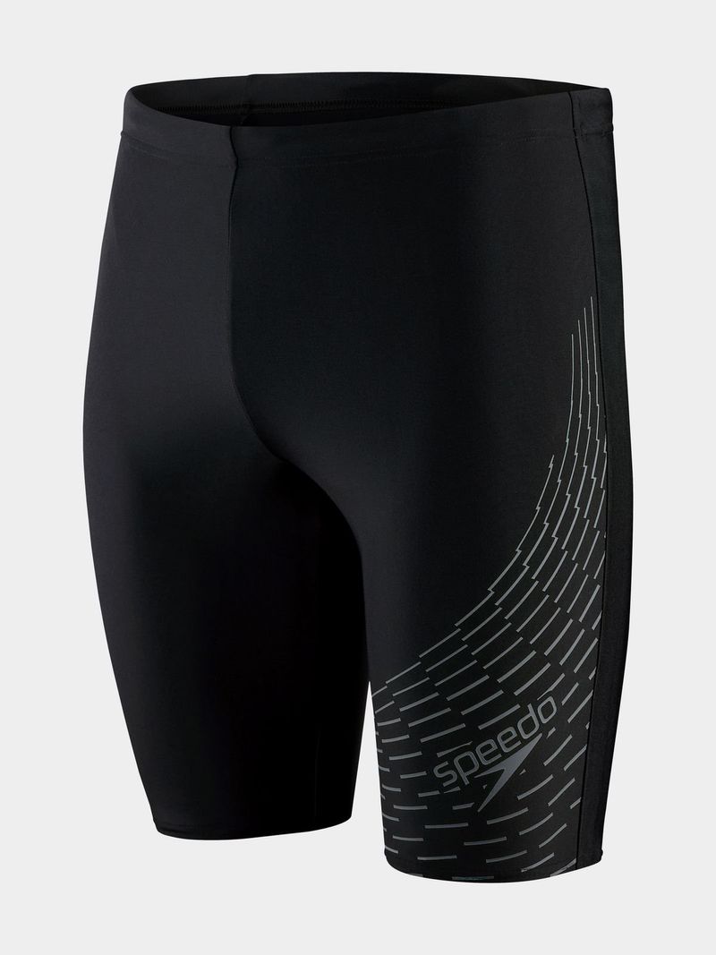 Speedo Men&#39;s Medley Logo Jammer: Durable Chlorine-Resistant Training Swim Trunks