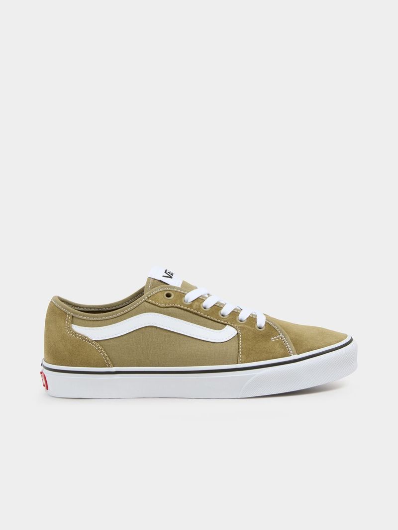 Vans Filmore Decon Men's Olive White Skate Sneakers - Durable & Stylish