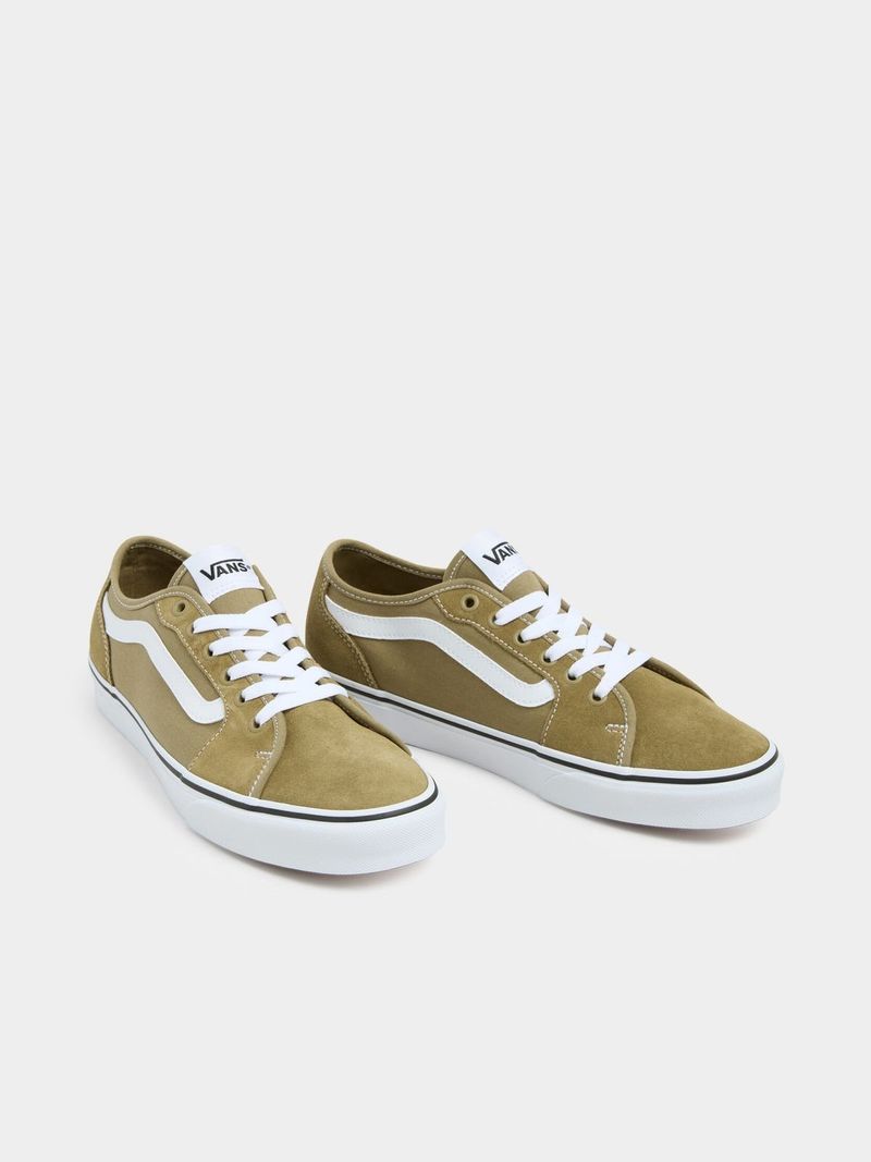 Vans Filmore Decon Men&#39;s Olive White Skate Sneakers - Durable &amp; Stylish