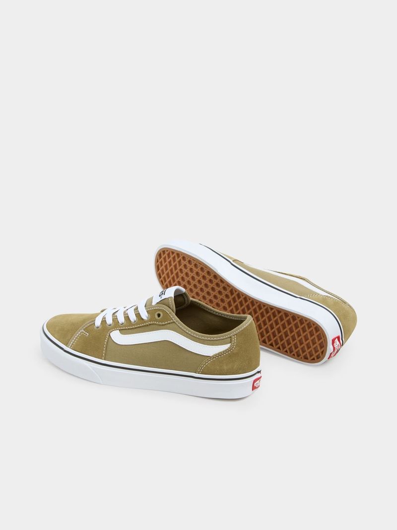 Vans Filmore Decon Men's Olive White Skate Sneakers - Durable & Stylish