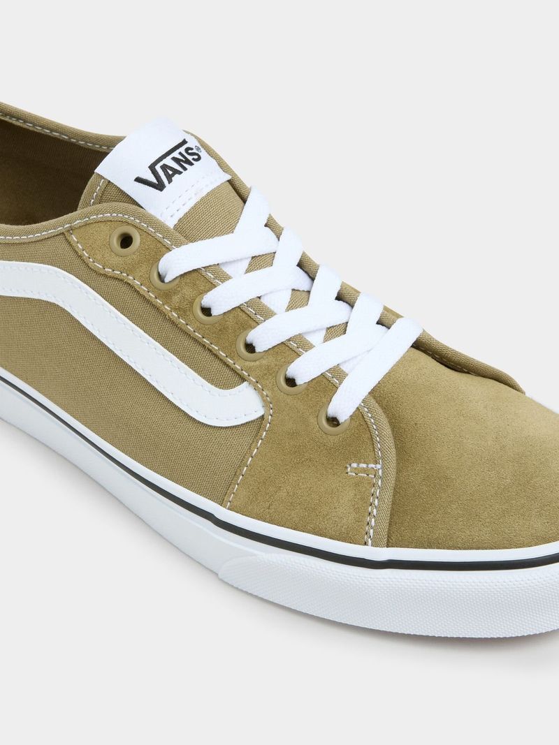 Vans Filmore Decon Men&#39;s Olive White Skate Sneakers - Durable &amp; Stylish