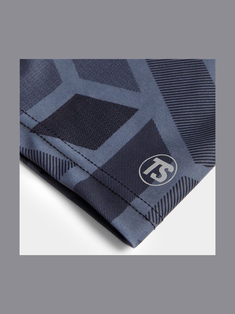 TS Men&#39;s All-Over Print Grey Swim Jammer - Durable, Stylish Performance Swimwear