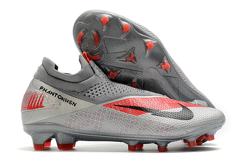 Phantom Vision 2 Elite Dynamic Fit FG &#39;Metallic Grey Crimson&#39;