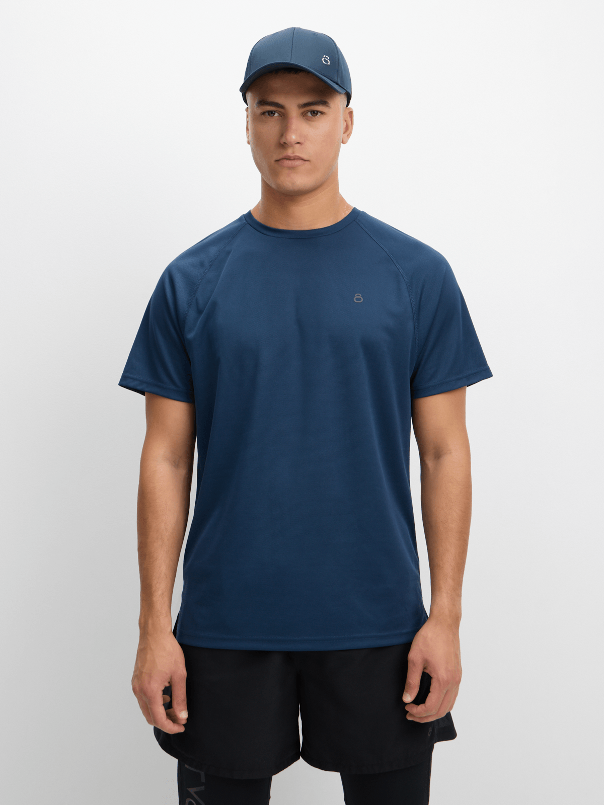 TS Men&#39;s Legacy Navy Performance Tee - Moisture-Wicking, UV Protection, Reflective