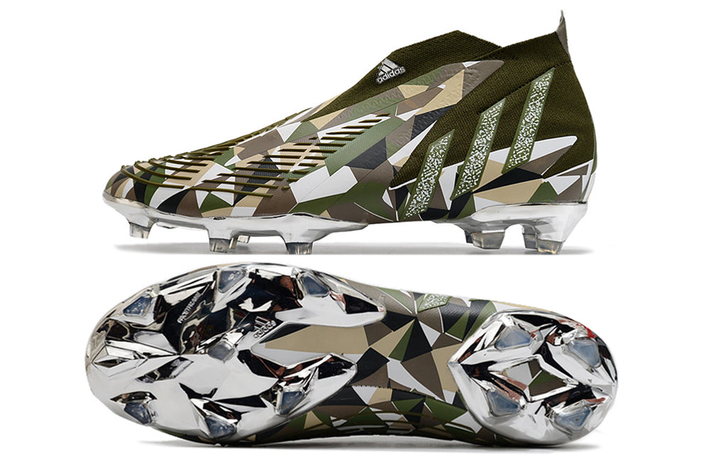 PREDATOR EDGE CRYSTAL+ FIRM GROUND SOCCER CLEATS