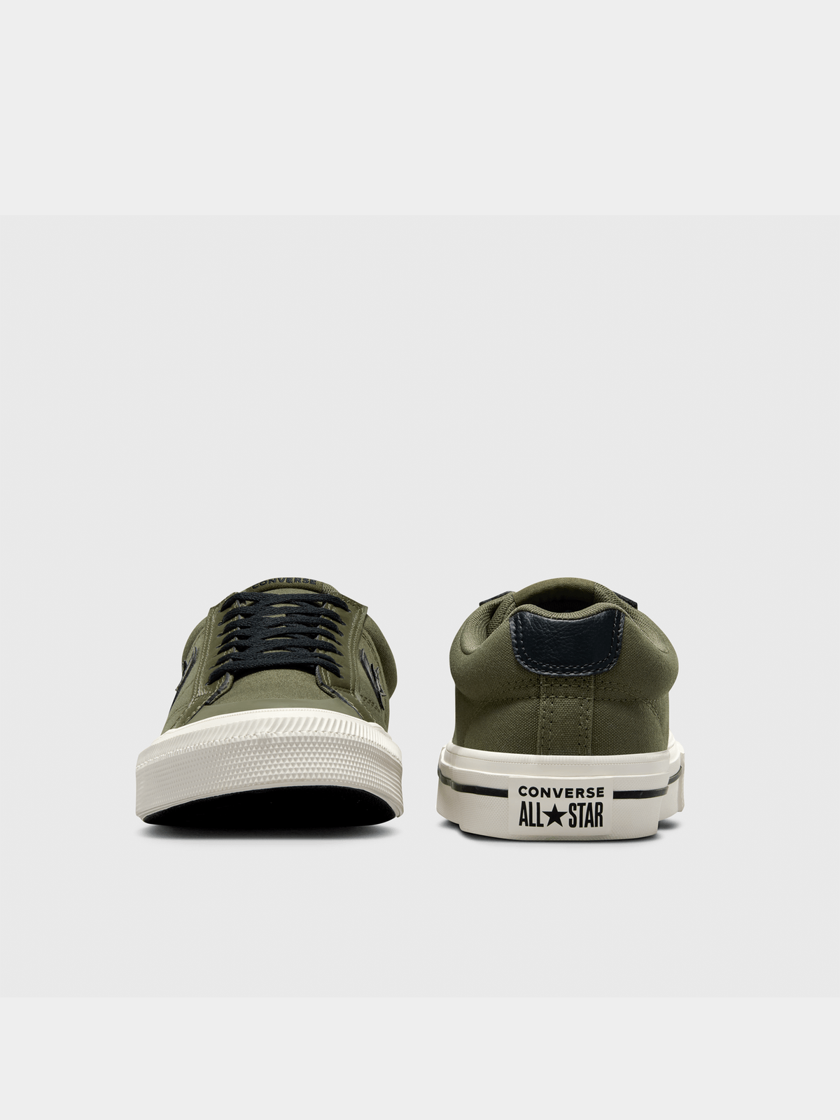 Converse Men&#39;s Sport Casual Khaki Black Sneakers: Durable Canvas, Iconic Style, Comfort