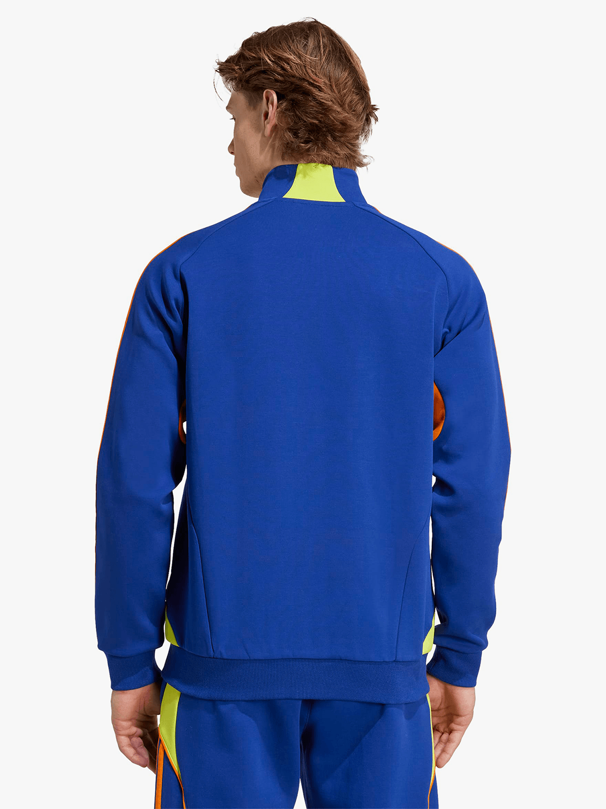 adidas Men&#39;s Orlando Pirates NTS UBP Full-Zip Navy Orange Track Jacket