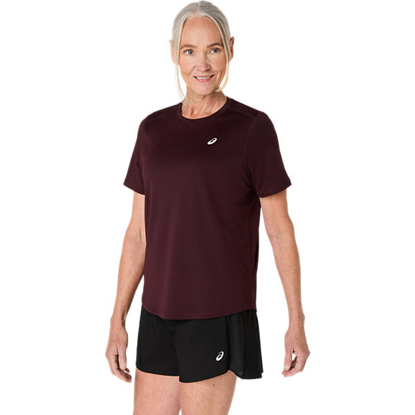 Asics Core SS Top Dark Currant