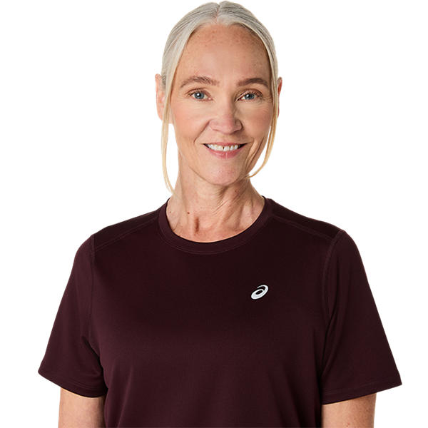 Asics Core SS Top Dark Currant