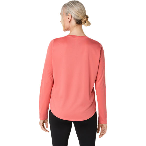 Asics Core LS Top  Dark Pink Clay