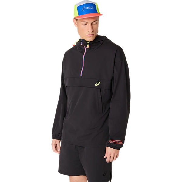 Asics Track Club Relaxed Pullover Jacket Performance Black