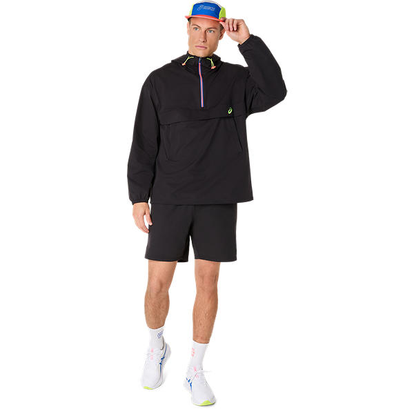 Asics Track Club Relaxed Pullover Jacket Performance Black