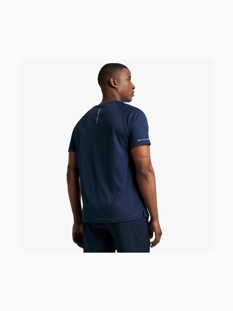 TS Men&#39;s Dri-Tech Navy Performance Top: Moisture-Wicking, Quick-Dry Active Tee