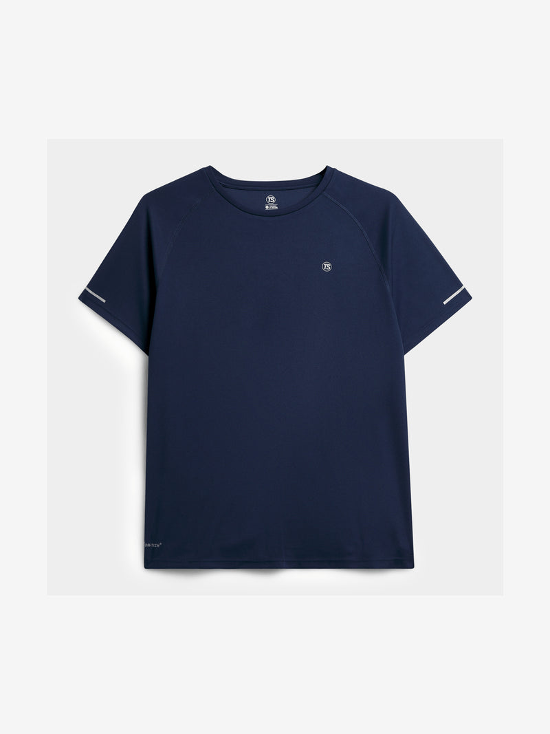 TS Men&#39;s Dri-Tech Navy Performance Top: Moisture-Wicking, Quick-Dry Active Tee