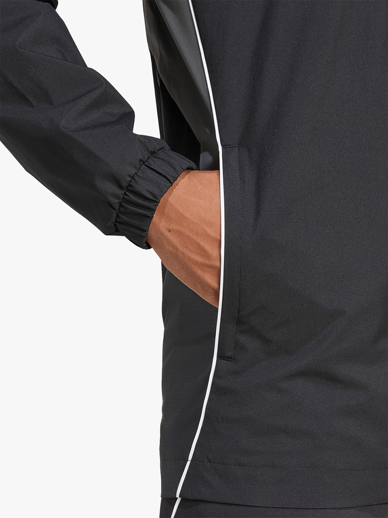 Adidas Men's Orlando Pirates Training Tiro 25 Black/White Full-Zip Performance Jacket