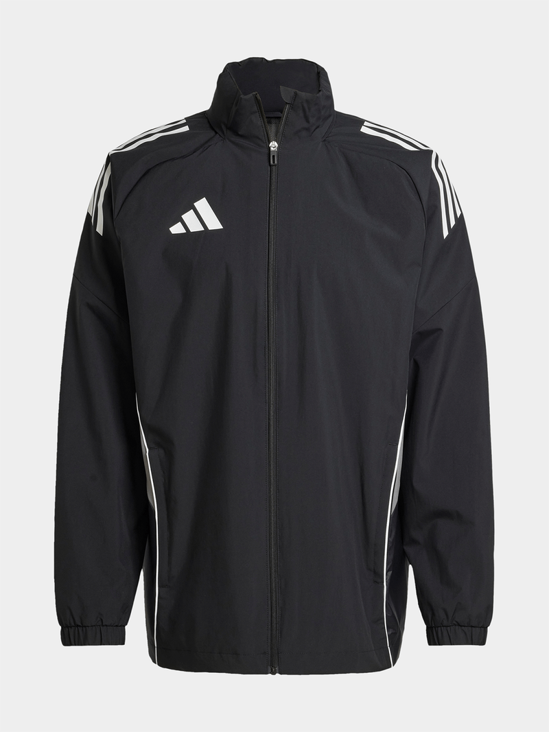 Adidas Men&#39;s Orlando Pirates Training Tiro 25 Black/White Full-Zip Performance Jacket