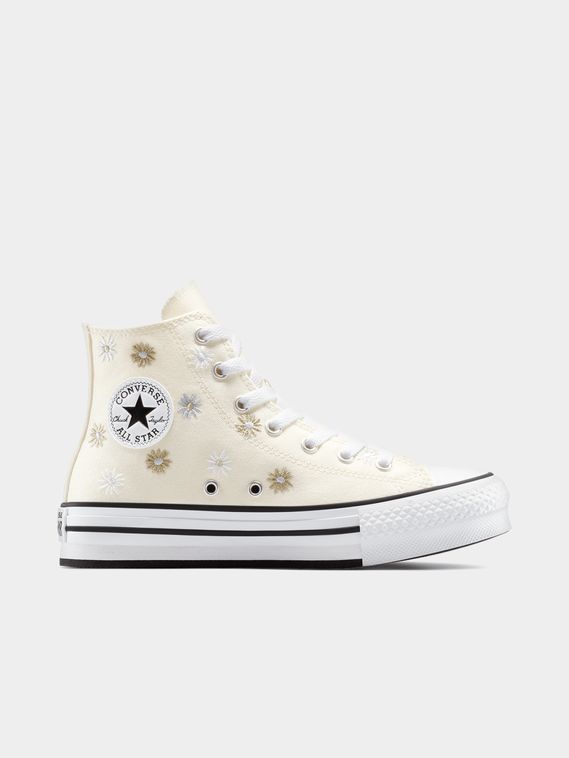 Converse Junior Floral Platform Chuck Taylor All Star Lift Sneakers