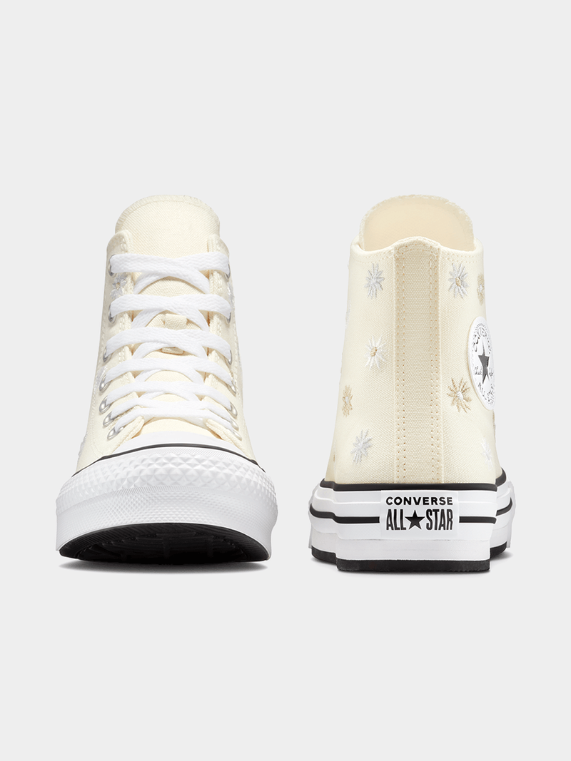 Converse Junior Floral Platform Chuck Taylor All Star Lift Sneakers