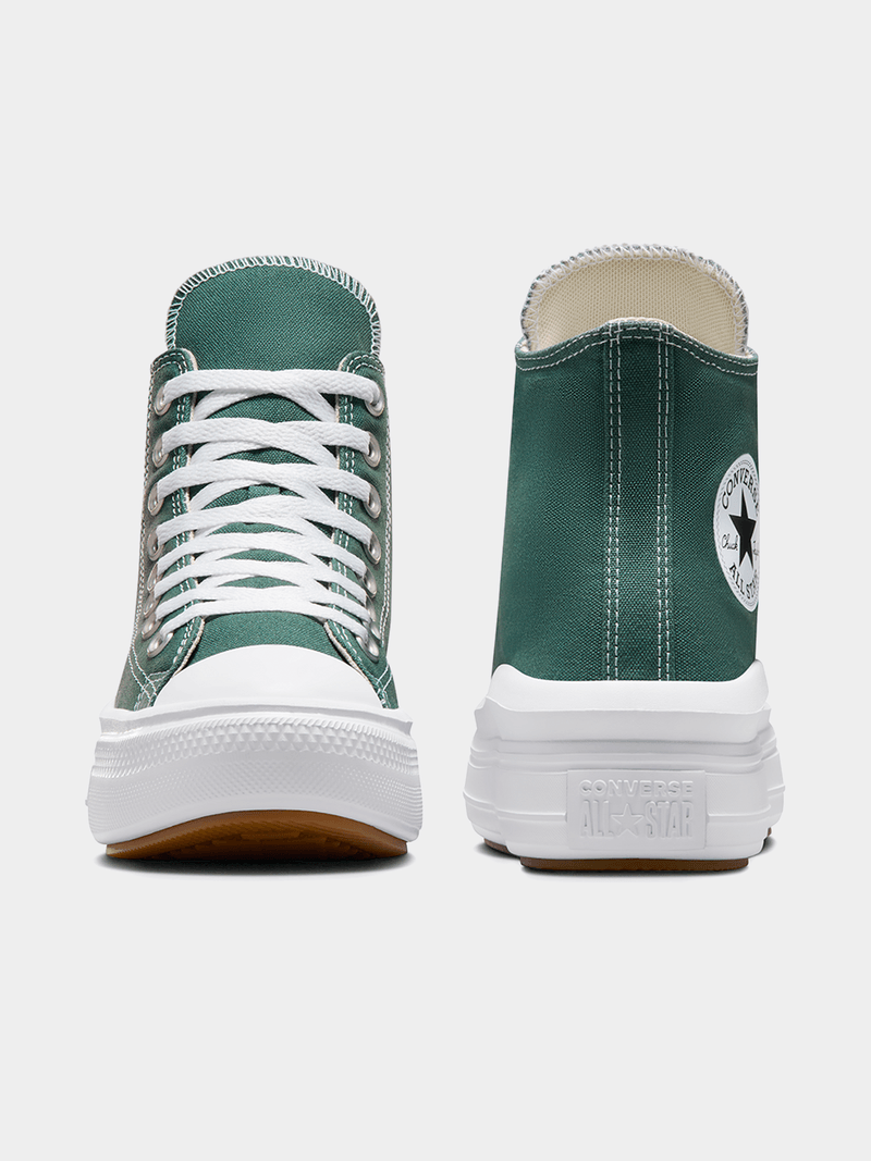 Converse Men&#39;s Chuck Taylor All Star Move True Nature Green Platform Sneakers