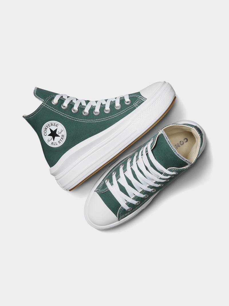 Converse Men&#39;s Chuck Taylor All Star Move True Nature Green Platform Sneakers