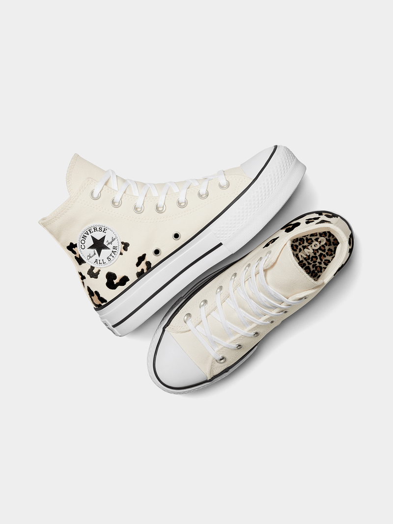 Converse Women&#39;s Chuck Taylor All Star Lift Platform Sneakers Egret/Dune