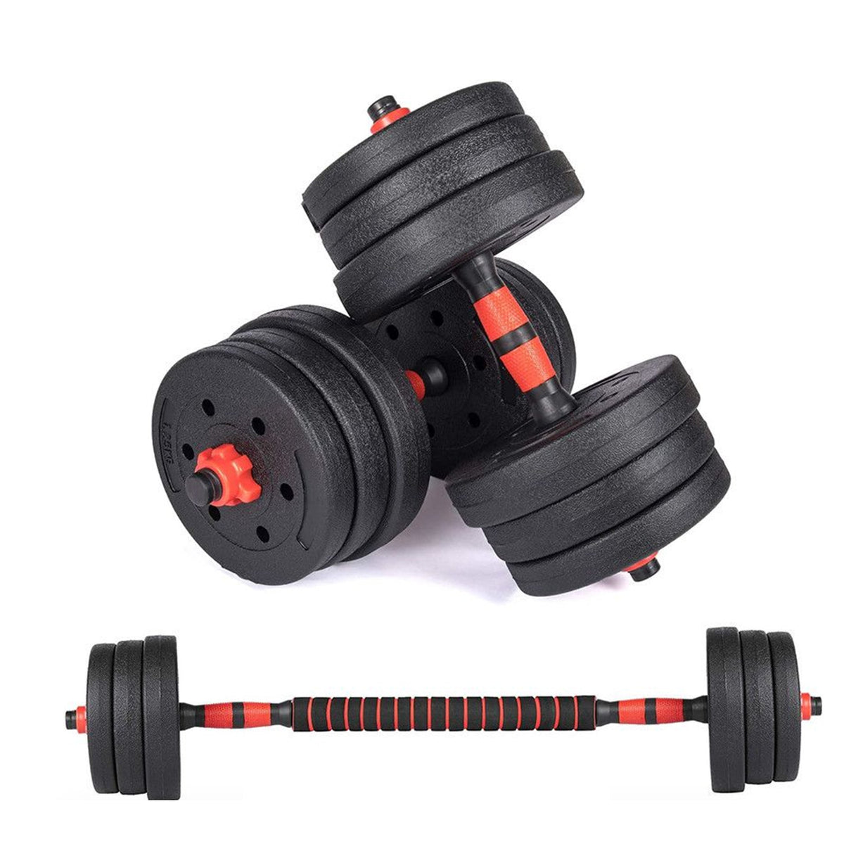 20KG VINYL BARBELL &amp; DUMBBELL SET