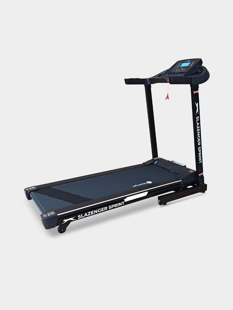 Slazenger Sprint Treadmill: 1.5 HP Motor, 15 Auto Incline, Folding Home Workout