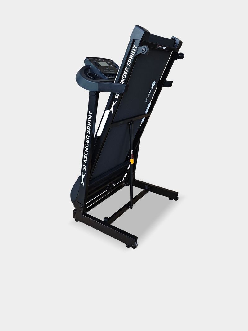 Slazenger Sprint Treadmill: 1.5 HP Motor, 15 Auto Incline, Folding Home Workout
