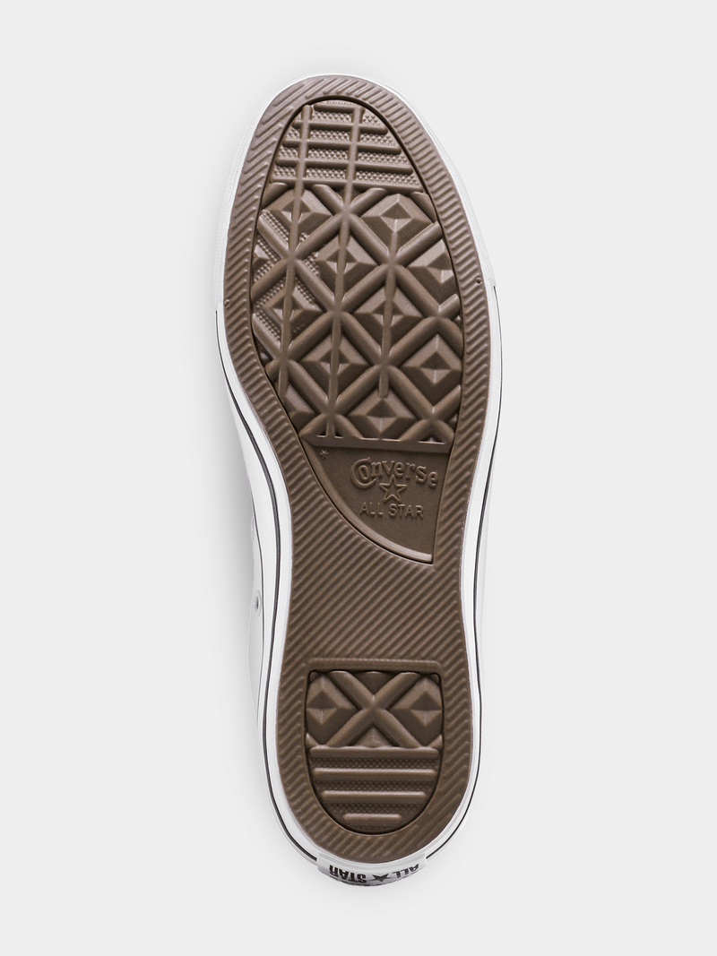 Men&#39;s Converse Chuck Taylor All Star Grey Leather High-Top Sneakers Classic Comfort