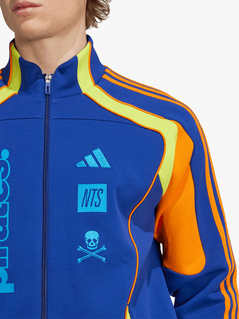 adidas Men&#39;s Orlando Pirates NTS UBP Full-Zip Navy Orange Track Jacket