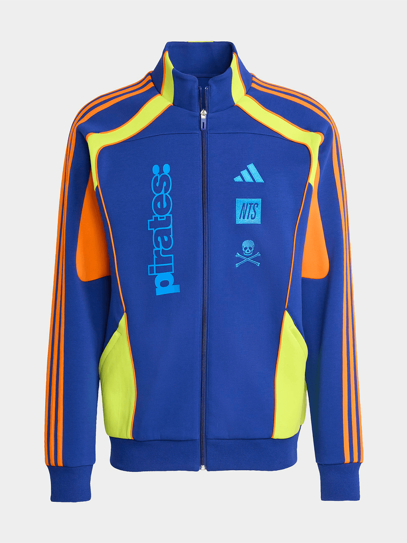 adidas Men&#39;s Orlando Pirates NTS UBP Full-Zip Navy Orange Track Jacket