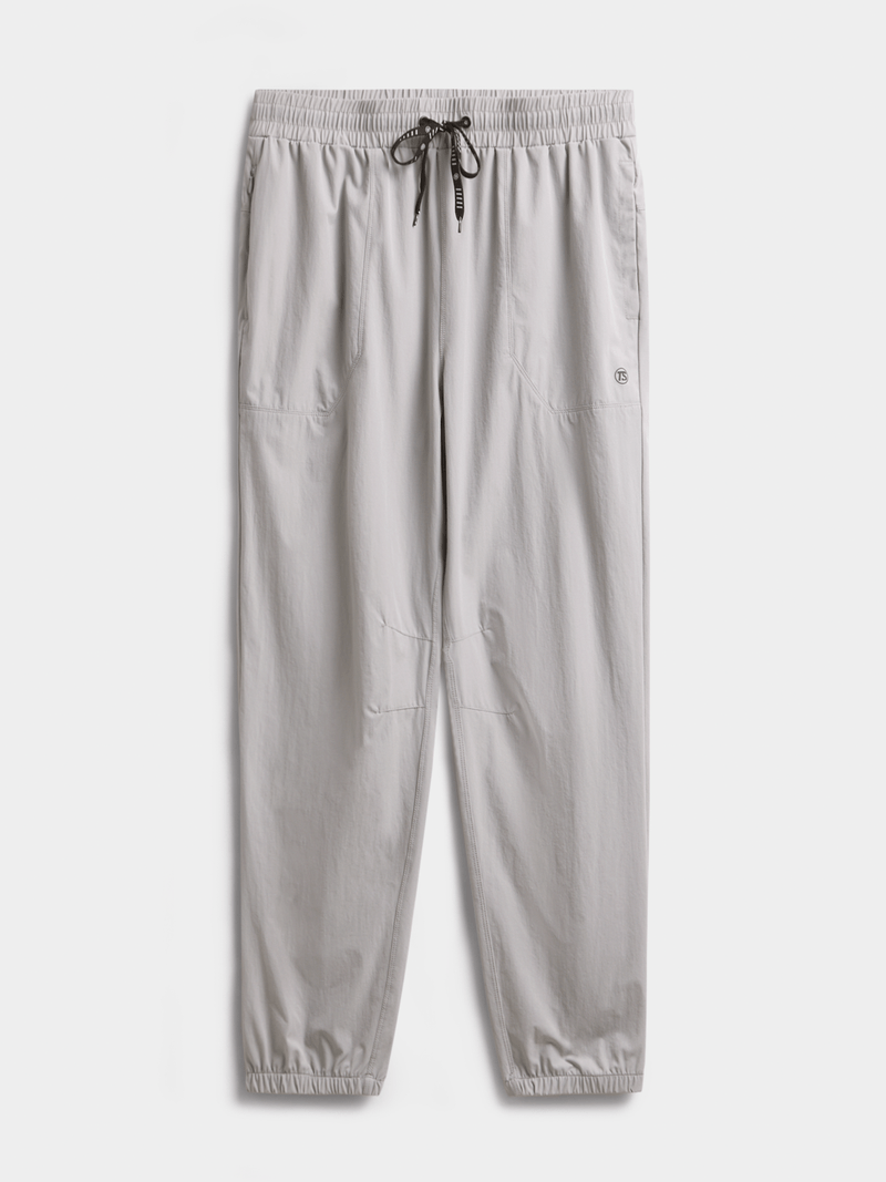Men&#39;s Performance Hybrid Stretch Jogger Pants - Silver Grey Athletic Comfort