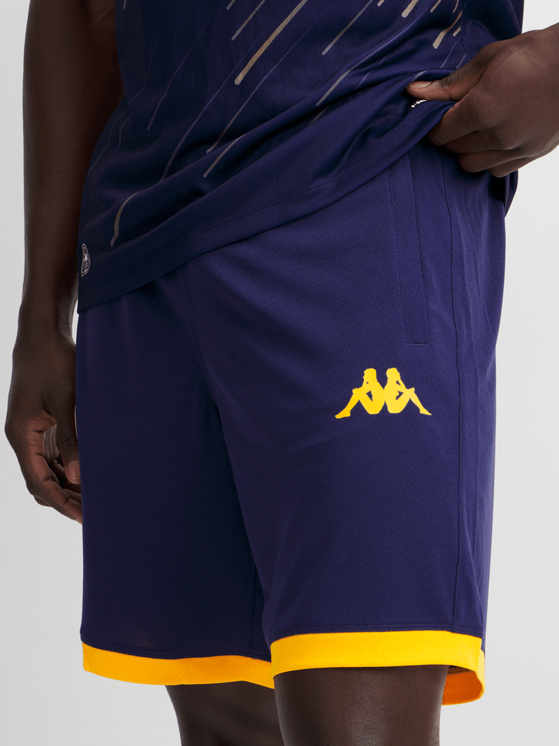 Official Kappa Kaizer Chiefs Mixio Pro 8 Performance Blue Training Shorts